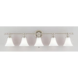 Hudson Valley Lighting 4505 Weston 5 Light 43 Wide Bathroom Vanity Light – Nicke