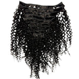 Kinky Curly Clip-In 100% Human Hair Extensions