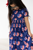 SALE I Heart the USA S/S Pocket Twirl Dress