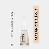 Flormar Nail Enamel: Intense Pigment, Long Lasting & Chip Resistant White Dream - Magnesium & Calcium Enriched Nail Polish for Strong, Beautiful Nails