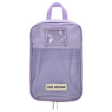Eklips Lilac Mesh Travel Bag for Cosmetics