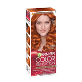 Garnier Color Sensation Hair Dye 740 Cinnamon Copper Kit