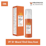 Maruderm Mineral Sunscreen Cream SPF 50+ - Natural Sun Protection for Sensitive Skin, Vegan & Non-Irritating