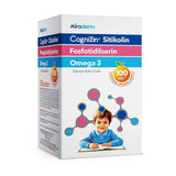 Miraderm Dietary Supplement Syrup - Omega 3, Citicoline, and B Vitamins for Cognitive Support and Brain Health