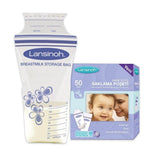 Lansinoh Breast Milk Storage Bags - 50 Count, BPA Free, Leak-Proof & Graduated Design