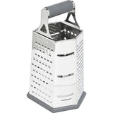 Ideenwelt 6-Sided Stainless Steel Box Grater