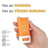 The Purest Solutions SPF50+ Sunscreen Stick: High UVA/UVB & Blue Light Protection - Natural, Portable, & Water Resistant for Sensitive & Oily Skin