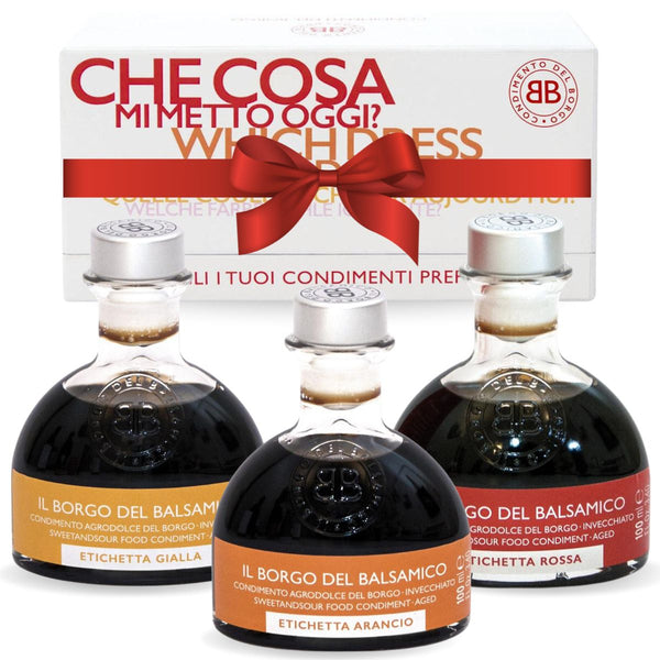 Il Borgo Del Balsamico, Aged Balsamic Vinegar Gift Set (3x100ml)
