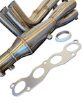 SPDZ1 K Swap K20 K24 Megaphone Exhaust Header 2 Bolt 4-1 Tri-Y EK EG DC2 Civic Pipe