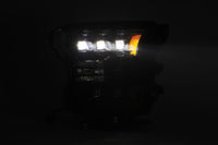 AlphaRex 15-17 Ford F150 / 17-20 F150 Raptor NOVA-Series LED Projector Headlights Alpha-Black