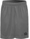 Unisex short, Vapor lite fabric is feature in this 4 panel short, constructed using highly durable flat-felled seams, covered waistband, matching draw cord