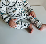 Spooky Bro Bamboo Zippy Pajamas