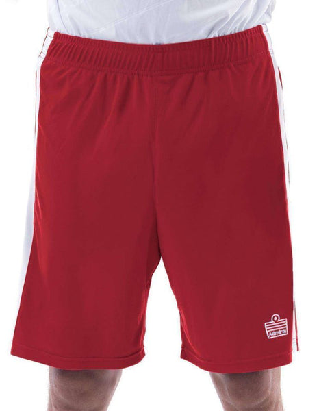 Roma Short, a premium players short, fantastic fit, mid length, Vapor draw fabric, contrasting side insert, covered waistband, matching flat draw cord-