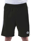 Roma Short, a premium players short, fantastic fit, mid length, Vapor draw fabric, contrasting side insert, covered waistband, matching flat draw cord-