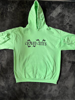 Mint Green Black Glitter Hoodie – Slayed in Style