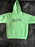 Mint Green Black Glitter Hoodie – Slayed in Style