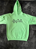 Mint Green Black Glitter Hoodie – Slayed in Style