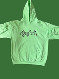Mint Green Black Glitter Hoodie – Slayed in Style