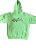 Mint Green Black Glitter Hoodie – Slayed in Style