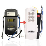 Anderic Substitute Kit for Harbor Breeze ITL-F12015A Ceiling Fan Receiver works Beach Creek, Bradbury, and Litex Wendling Ceiling Fans [63T-AC83T-KIT]