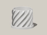 Thicc Spiral Plant Pot