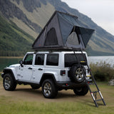 VEVOR Rooftop Tent Hard Shell, Naturnest Rooftop Tent Hardshell for 2-3 Person, Hard Shell Roof Top Tent with Telescopic Ladder Thick Mattress, Waterproof Windproof for Jeep SUV Van Pickup Truck