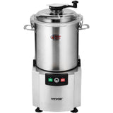 VEVOR Food Processor & Vegetable Chopper, 19 Quart Food-Grade Stainless Steel Food Processor Chopper with S-Curve Blade and Scraper, Ideal for Chopping Vegetables, Fruit, Grains, Nuts