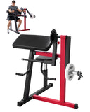 VEVOR Preacher Curl Machine, 2 in 1 Bicep Curl Machine and Triceps Extension Machine, Seated Arm Isolated Bicep Station, Strength Training Workout Weight Bench, Exercise Equipment for Home Gym