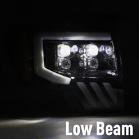 AlphaRex 09-14 Ford F150 NOVA-Series LED Projector Headlights Jet Black