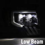 AlphaRex 09-14 Ford F150 NOVA-Series LED Projector Headlights Jet Black
