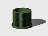 Modern Heart-Shaped Planter with Drainage & Saucer – Unique Valentine’s Day Gift for Plant Lovers, 3d Printed Planter Home Hosting Decor,