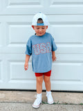 USA Stars Oversized Tee