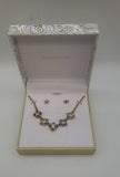 Charter Club Gold-Tone 2-PC. Set Crystal Mini-Cluster Statement