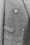 Tayion by Montee Holland Black Camo Double Breasted Blazer