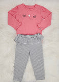 Carter's Baby Girls Bodysuit and Ruffle Leggings, Size 24Months
