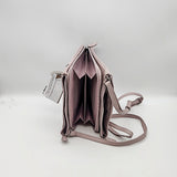 Giani Bernini Purple Leather Crossbody Handbag Purse