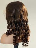 Brown Sugar Bounce – Loose Wave Lace Front Wig (Chocolate Brown)