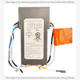 Substitute for Hampton Bay Universal 3-Speed Wall Plate Remote control Ceiling fan Kit UC9050H / UC7067RYAI / 1000408143 [UC9051T-WIRED/UC7067FMRX]