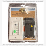 Substitute for Hampton Bay Universal 3-Speed Wall Plate Remote control Ceiling fan Kit UC9050H / UC7067RYAI / 1000408143 [UC9051T-WIRED/UC7067FMRX]