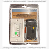 Substitute for Hampton Bay Universal 3-Speed Wall Plate Remote control Ceiling fan Kit UC9050H / UC7067RYAI / 1000408143 [UC9051T-WIRED/UC7067FMRX]