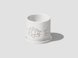 Lotus Flower Pot with Drainage