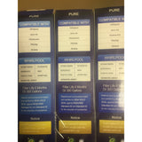 Colpure 3 packs Refrigerator Water Filter, 3PCS, Blue, 23