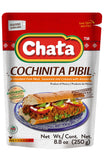 CHATA CHILORIO SHREDDED PORK MEAT & COLORED WITH ANNATO (COCHINITA PIBIL)