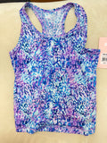 Marika girls little performance tank tie dye, Size 6X