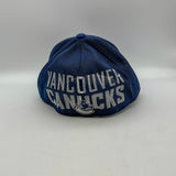 NHL Vancouver Canucks Men's SP17 Trucker Structured Flex Cap, Blue, Small/Medium