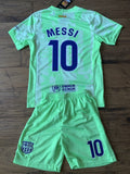 Lionel Messi Barcelona 3rd Soccer Jersey Kids Toddler & Youth Sizes