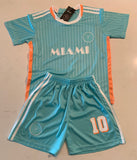 Lionel Messi Inter Miami Kids 3rd 2024/25 Soccer Jersey Kit