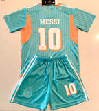 Lionel Messi Inter Miami Kids 3rd 2024/25 Soccer Jersey Kit
