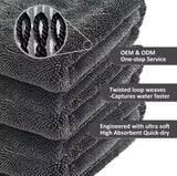 ELITE AUTO Twisted-Loop Drying Towel