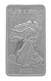 1 Troy Ounce OZ .999 Pure Molybdenum Precious Metal Walking Liberty American Eagle Silver Rare Metal Bar